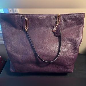 Coach, large purple bag